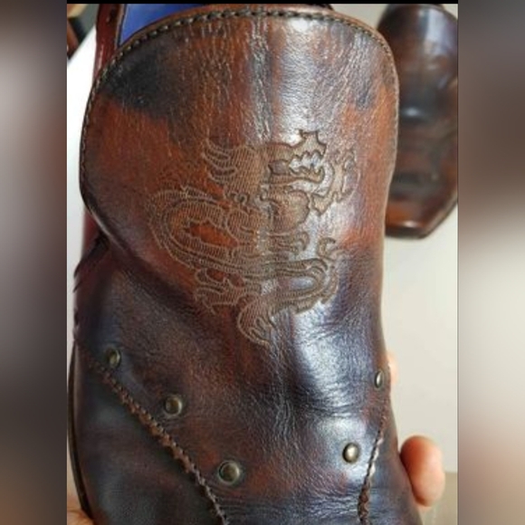 MARK NASON DRAGOON CASUAL SHOE MADE IN ITALY "GENUINE LEATHER" MEN'S SZ9 "USED" - Picture 2 of 9